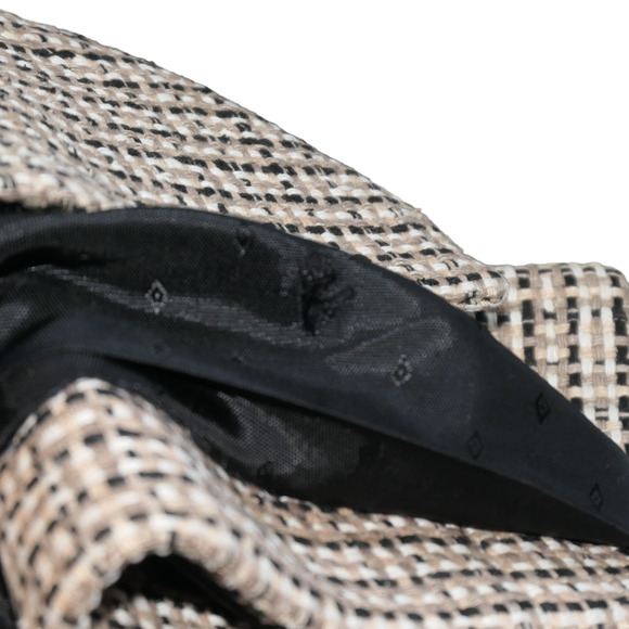 Vintage Onna Wear Blazer Womens S Jacket Pockets 100% Hand Woven Silk Tweed USA - Picture 7 of 8